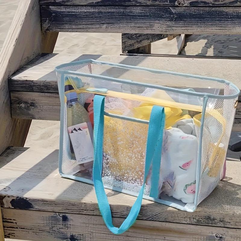 Large Capacity Beach Bag PVC Waterproof Storage Tote Bag