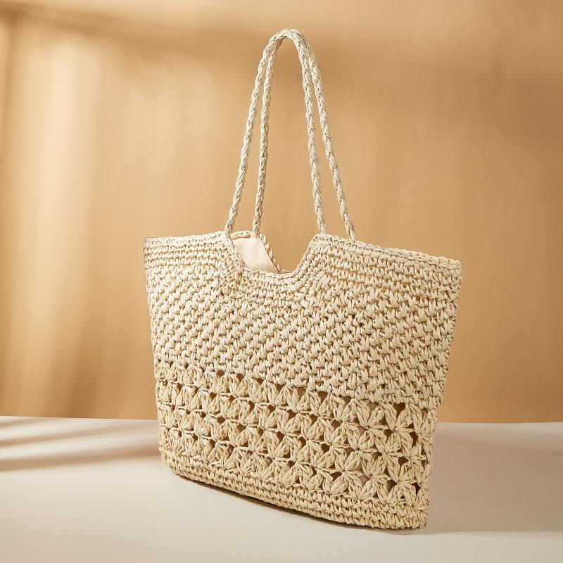 Straw Woven Summer Tote Beach Shoulder Bag