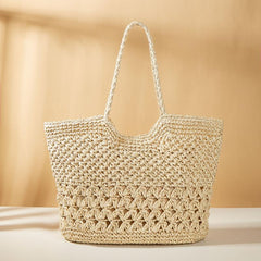 Straw Woven Summer Tote Beach Shoulder Bag