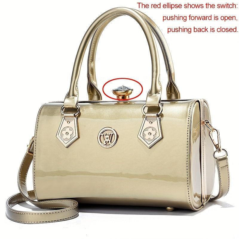 Rhinestone Decor Wedding Crossbody Bag
