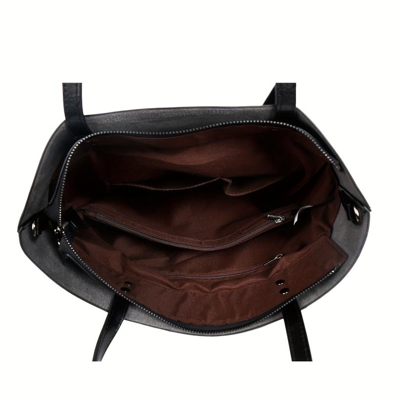 Vintage Large Capacity Tote Bag Classic Handbag