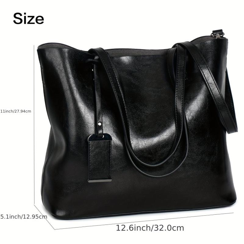 Vintage Large Capacity Tote Bag Classic Handbag