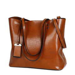 Vintage Large Capacity Tote Bag Classic Handbag
