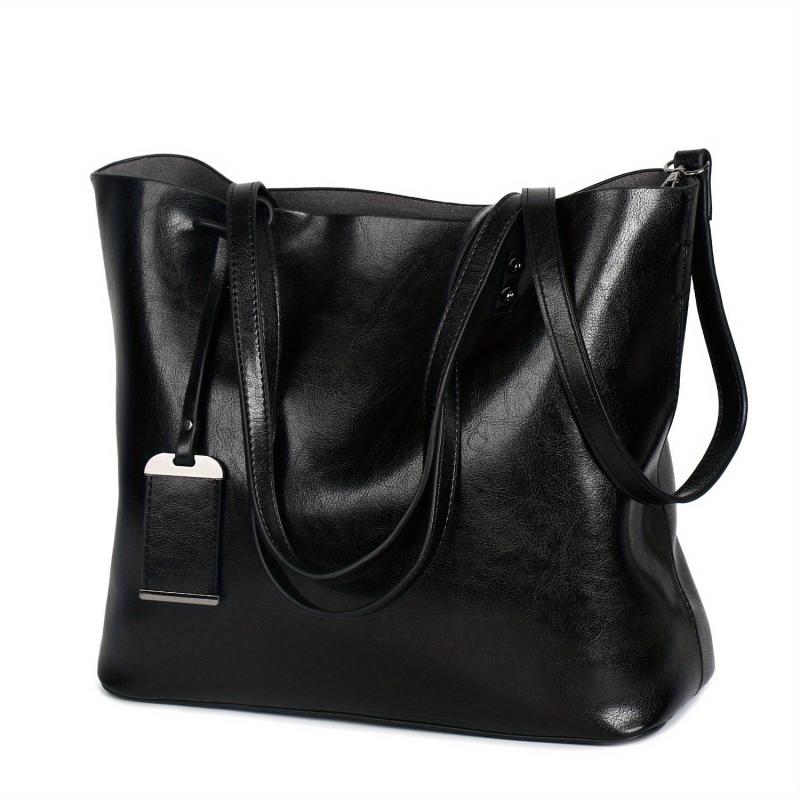 Vintage Large Capacity Tote Bag Classic Handbag