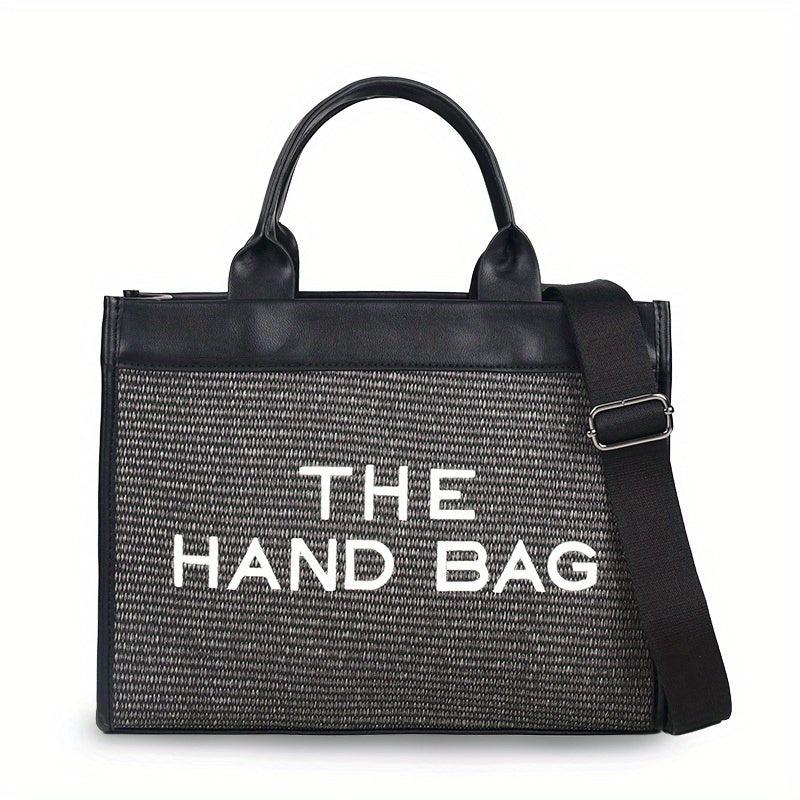 Straw Woven Beach Tote Large Shoulder Bag Casual Handbag