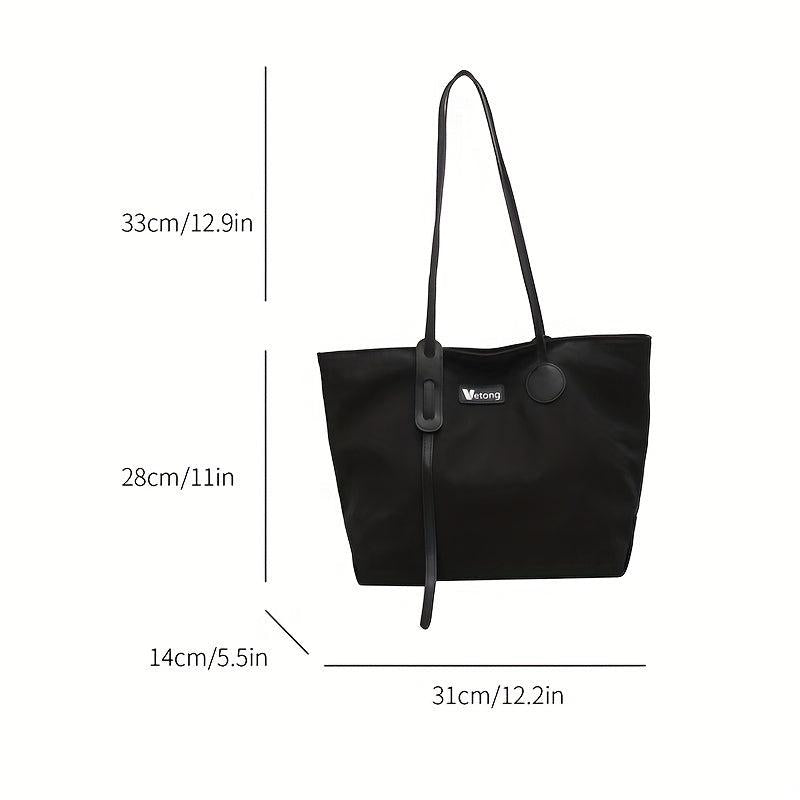 Nylon Tote Bag Large Capacity Handbag Shoulder Bag for Travel