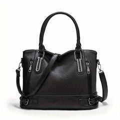 Vintage Large Tote Bag Retro Top Handle Shoulder Bag Women's Satchel Handbag