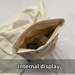 Straw Woven Summer Tote Bag Large Capacity Beach Shoulder Bag