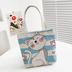 Women's Stylish Print Tote Bag Small Lunch Bag