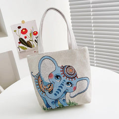 Women's Stylish Print Tote Bag Small Lunch Bag