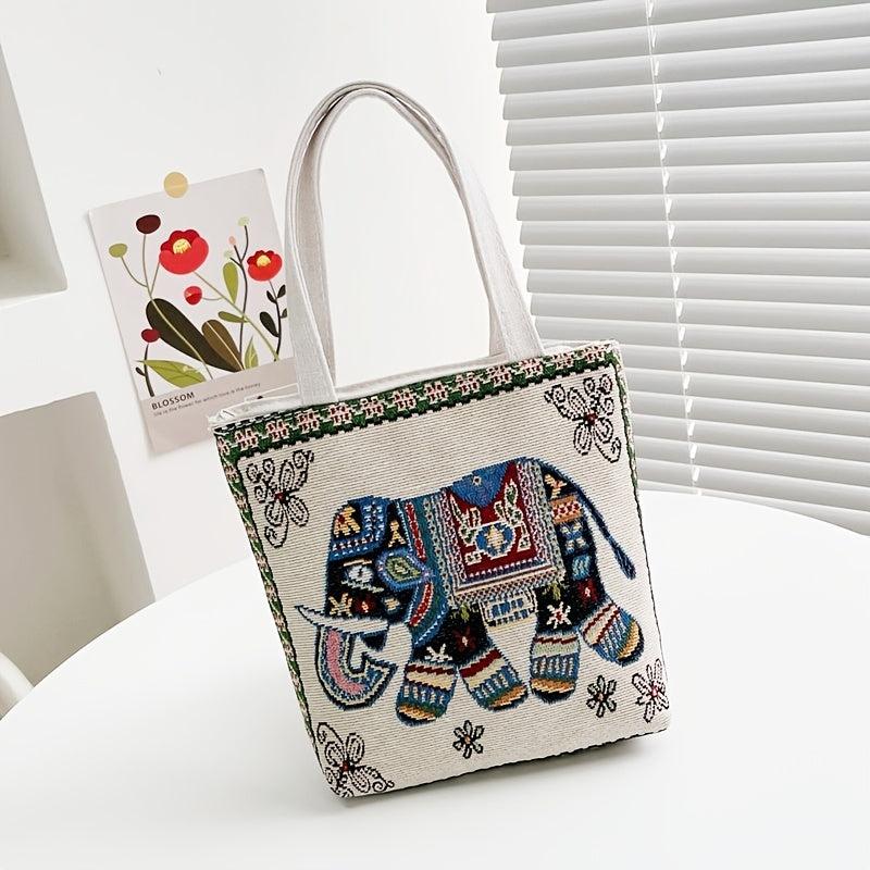 Women's Stylish Print Tote Bag Small Lunch Bag