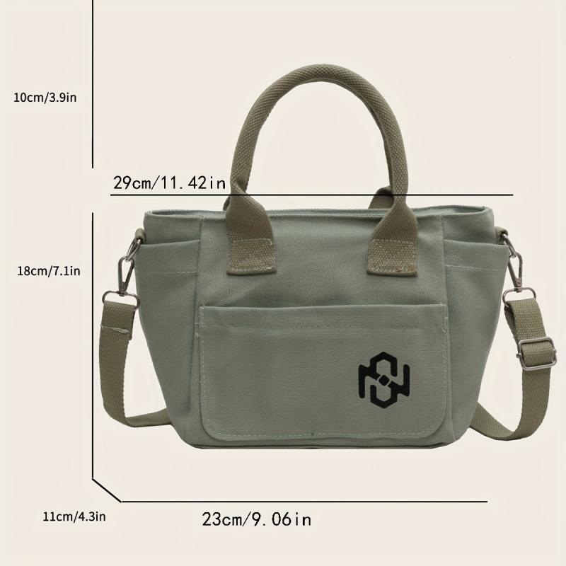 Vintage Crossbody Tote Bag Retro Top Handle Satchel Women's Casual Handbag
