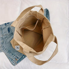 Canvas Tote Bag Large Capacity Shoulder Bag