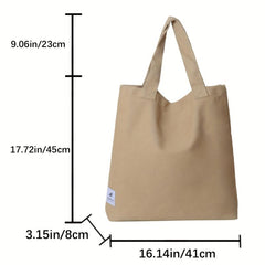 Canvas Tote Bag Large Capacity Shoulder Bag
