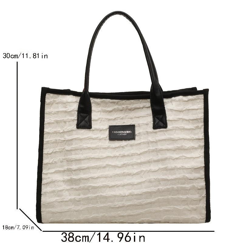 Large Capacity Vegan Tote Bag Women's Handbag & Purse