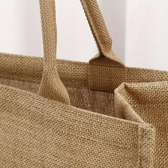 Large Capacity Linen Tote Bag Reusable Grocery Shopping Bag Eco friendly