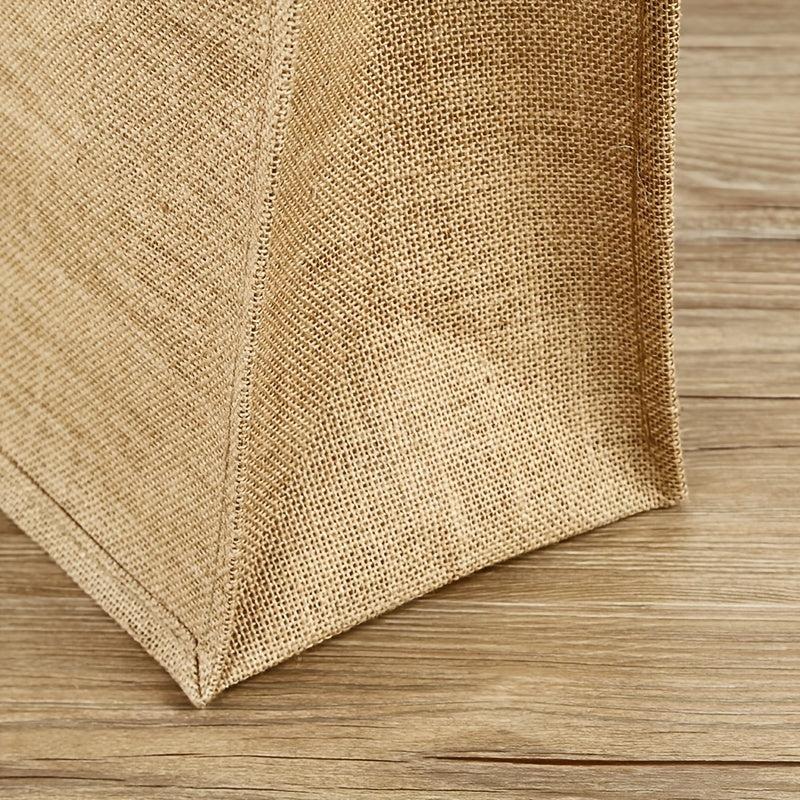 Large Capacity Linen Tote Bag Reusable Grocery Shopping Bag Eco friendly