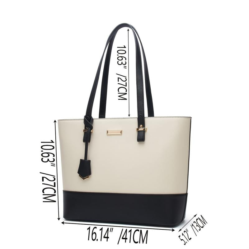 Faux Leather Bag Set Multifunctional Large Capacity