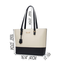 Faux Leather Bag Set Multifunctional Large Capacity