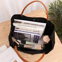 Mothers Canvas Tote Bag Large Capacity Lightweight Shoulder Bag