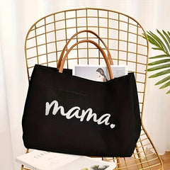 Mothers Canvas Tote Bag Large Capacity Lightweight Shoulder Bag