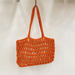 Crochet Tote Bag Boho Style Summer Beach Bag
