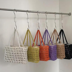 Crochet Tote Bag Boho Style Summer Beach Bag