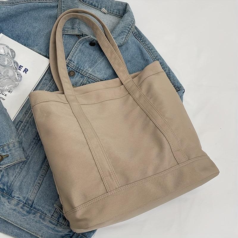Oxford Cloth Tote Bag Lightweight Travel Shoulder Bag Large Capacity