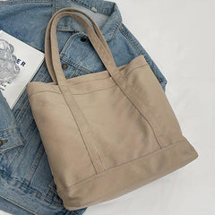 Oxford Cloth Tote Bag Lightweight Travel Shoulder Bag Large Capacity