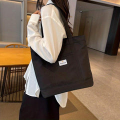Oxford Cloth Tote Bag Lightweight Travel Shoulder Bag Large Capacity