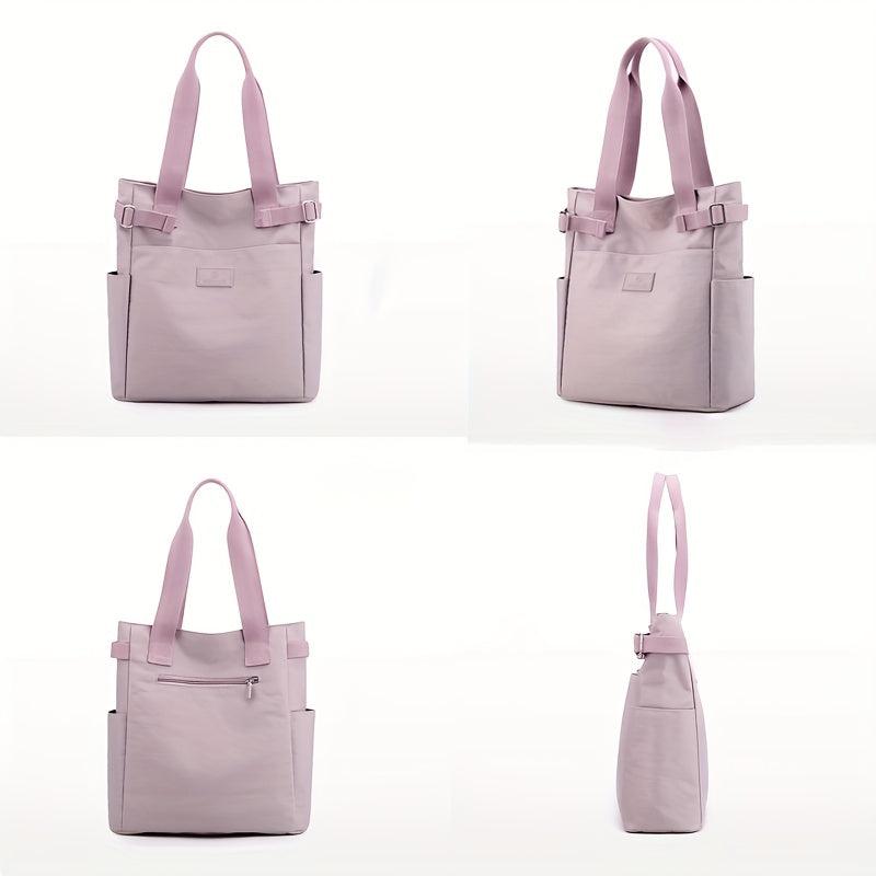 Large Capacity Nylon Tote Bag Lightweight Shoulder Handbag for Women Girls