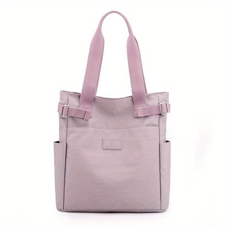 Large Capacity Nylon Tote Bag Lightweight Shoulder Handbag for Women Girls
