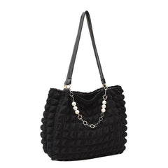 Cloud Pleated Hobo Bag Underarm Tote Casual Handbag