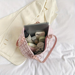 Cloud Pleated Hobo Bag Underarm Tote Casual Handbag
