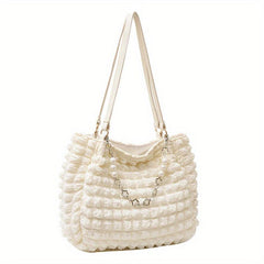 Cloud Pleated Hobo Bag Underarm Tote Casual Handbag