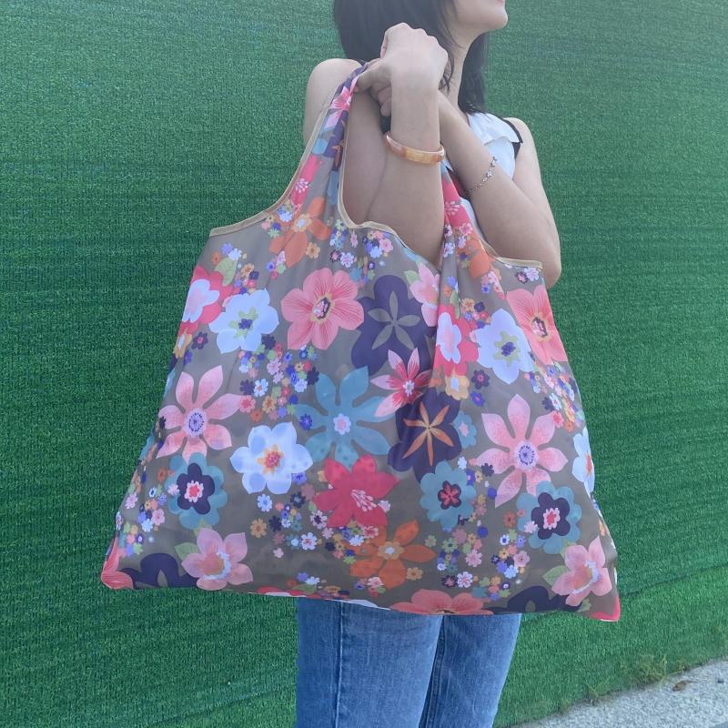 Floral Print Shoulder Tote Bag Lightweight Handbag