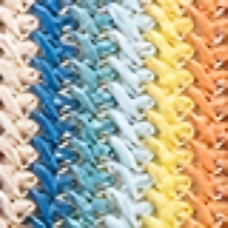 Rainbow Woven Bag Set Tote & Crossbody Women Summer Travel Bags