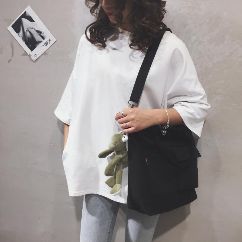 Casual Large Capacity Canvas Bag All Match Shoulder Handbag