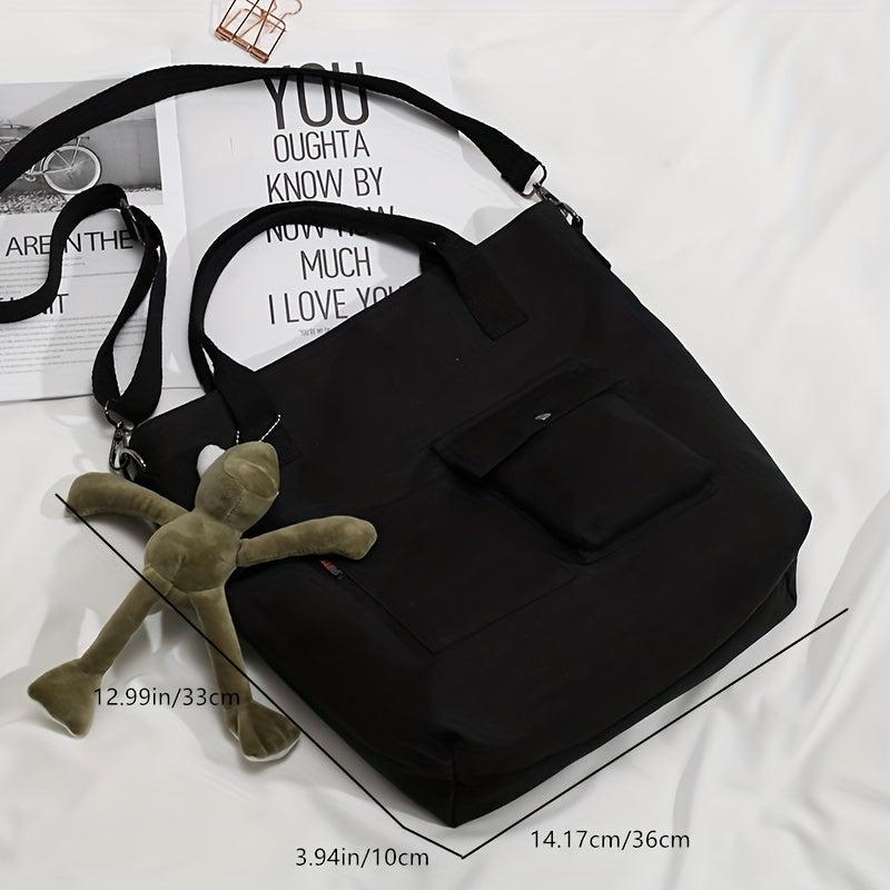 Casual Large Capacity Canvas Bag All Match Shoulder Handbag