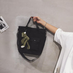 Casual Large Capacity Canvas Bag All Match Shoulder Handbag