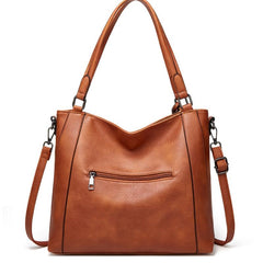 Women's Faux Leather Zipper Crossbody Bag with Coin Purse