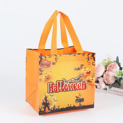 6PCS Halloween Trick Or Treat Bags Cartoon Pattern Storage Handbags