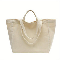 Canvas Tote Bag Shoulder Satchel Large Capacity Women's Handbag