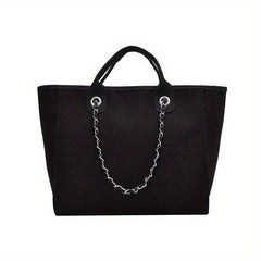 Chain Shoulder Bag Casual Tote Satchel for Work Women Stylish Bag
