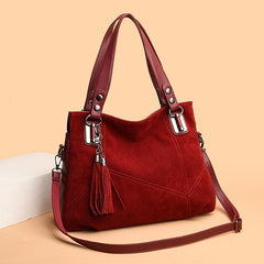 Tassel Decor Tote Bag Handbag Women's Casual Shoulder Bag