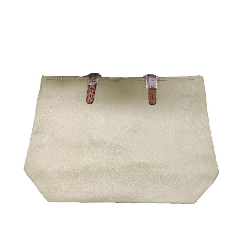 Large Capacity Tote Bag PU Leather Shoulder Bag for Shopping & Office