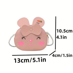 Mini Animal Pattern CrossBody Bag PU Leather Cartoon Tote Bag