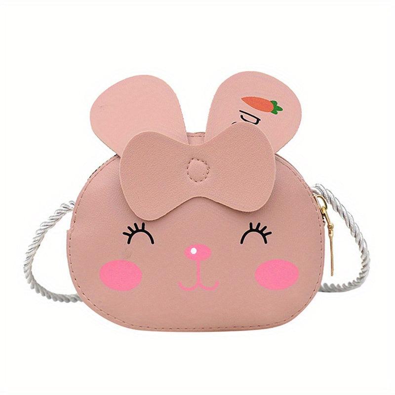 Mini Animal Pattern CrossBody Bag PU Leather Cartoon Tote Bag