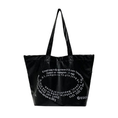 Metallic Handbag Large Capacity Shoulder Bag For Streetwear