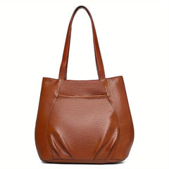 Vintage Ruched Tote Bag Large Capacity Shoulder Bag Women's Casual Handbags